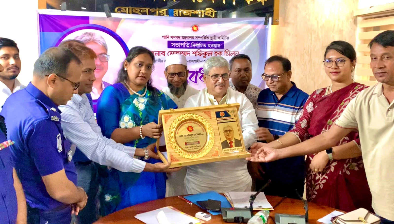 মোহনপুর উপজেলা প্রশাসনের সংবর্ধনায় এমপি মিলন, ‘নতুন বাংলাদেশ’ গঠনে ঐক্যের আহ্বান
