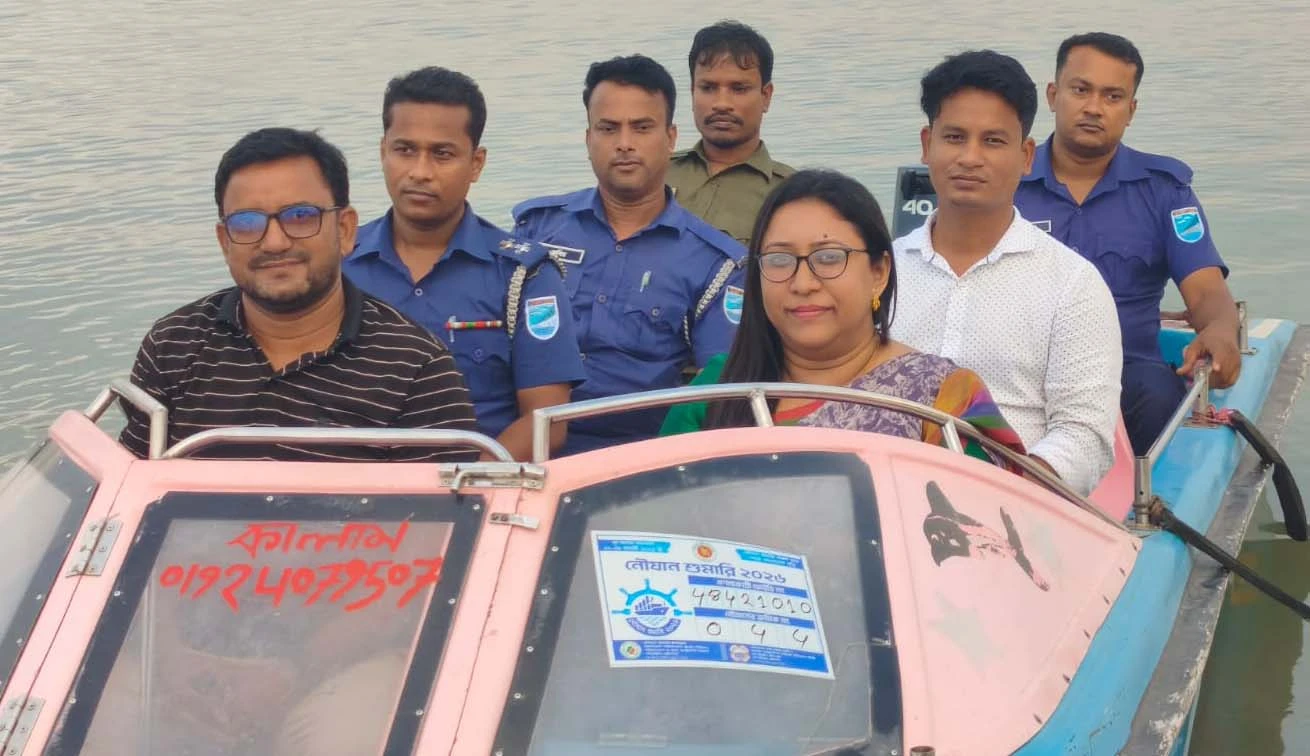নিকলীতে অবৈধ বালু উত্তোলনের বিরুদ্ধে যৌথ অভিযান